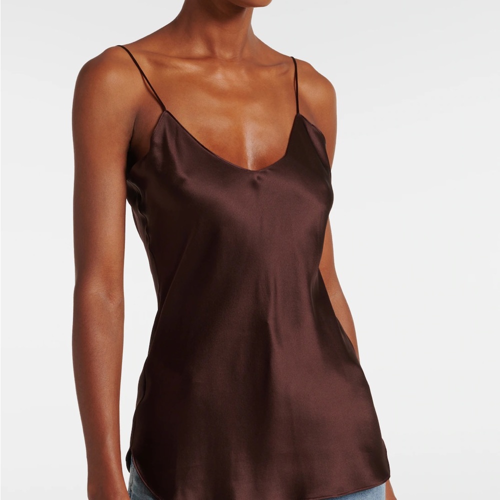 Nili Lotan Isabella silk satin camisole